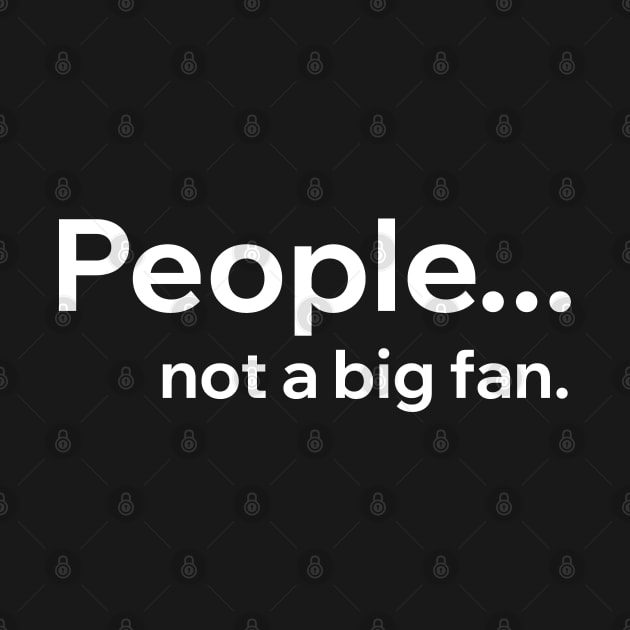 People Not A Big Fan by Aome Art