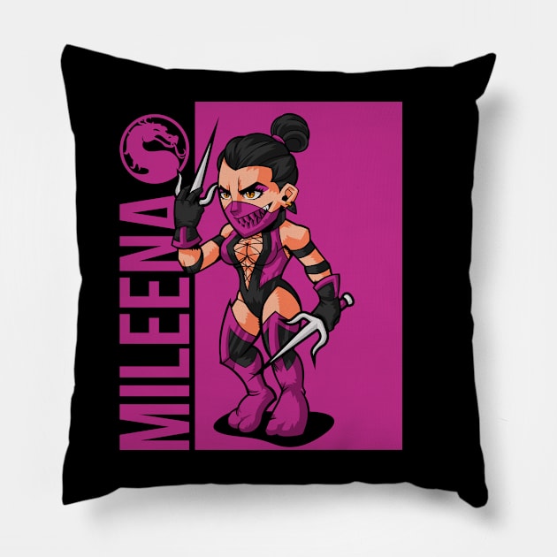 Mileena Pillow by Carlos Filho