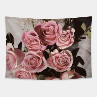 Pink Roses Tapestry