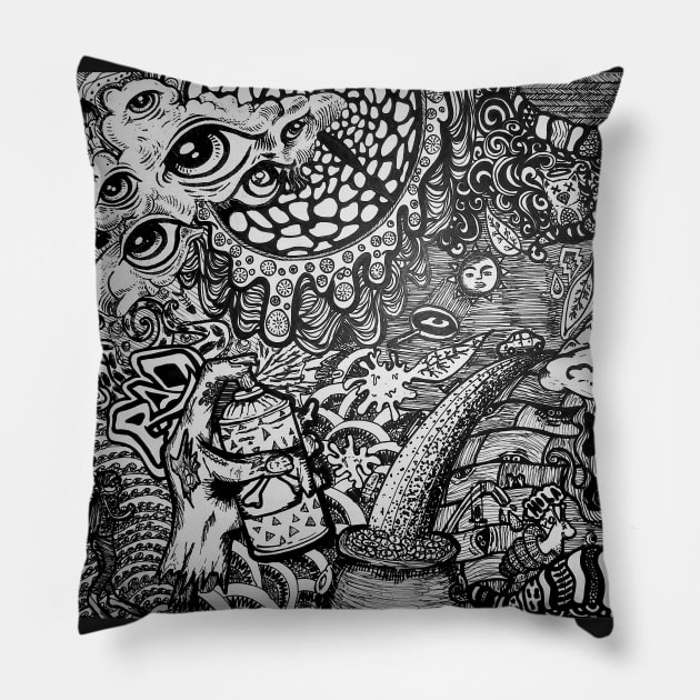 Graffiti Pillow by Rororocker