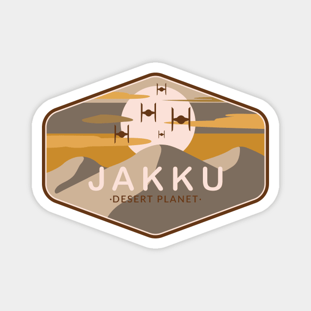 Jakku desert planet Magnet by Space Club