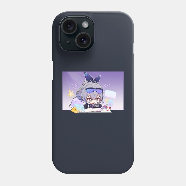 Honkai Star Rail Chibi Silver Wolf Gaming Phone Case by HoyoStan