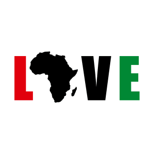 colorful africa love map T-Shirt