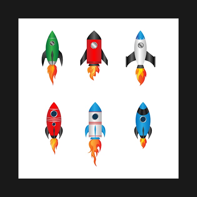 Wallpaper Rocket by Rizaldiuk