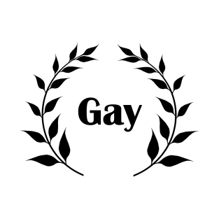 Gay Laurels (Black) T-Shirt