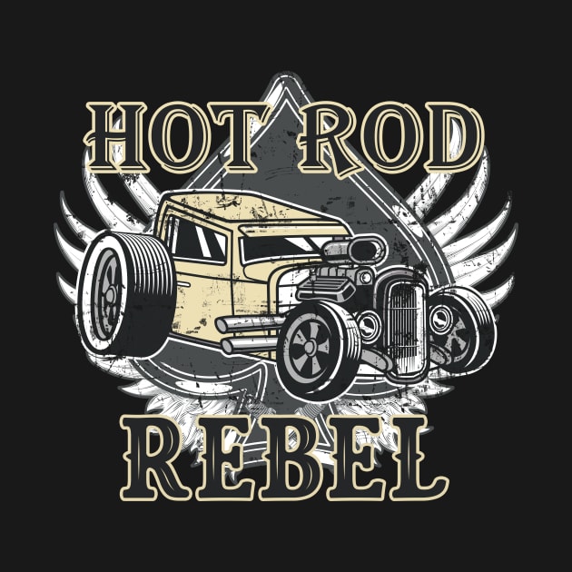 Hot Rod classic car vintage cars by Foxxy Merch