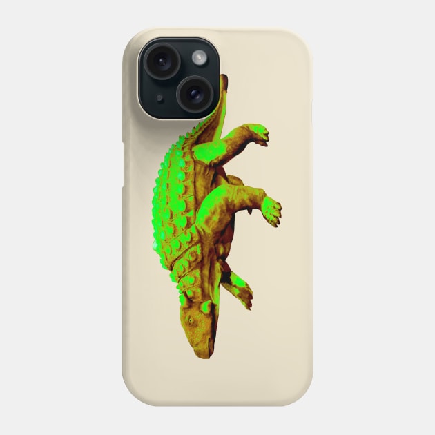 Ankylosaurus Phone Case by Art of V. Cook