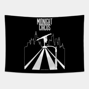Midnight Circus Tour 2024 (White) Tapestry
