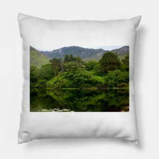 Lough Kylemore reflections Pillow