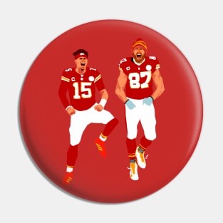 Patrick mahomes 15 x Travis KELCE 87 Pin