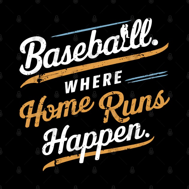 Baseball Where Home Run Happen by NomiCrafts