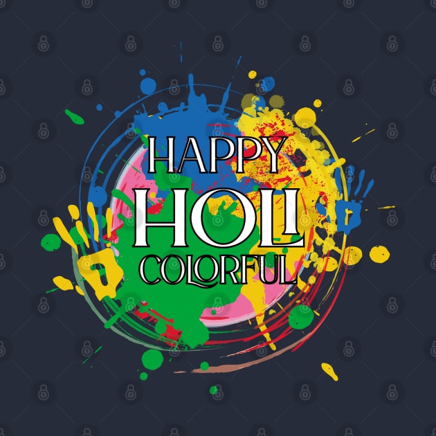 Happy Holi Colorful by care store