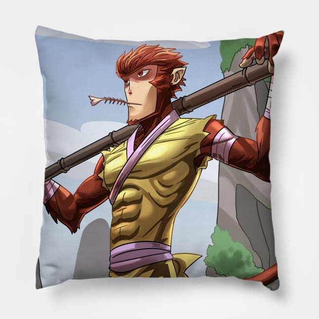 Monkey king Pillow by 	 FatharaniYasmin