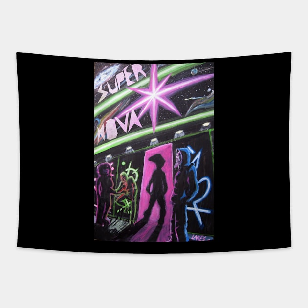 Super Nova Club Tapestry by Space Spector