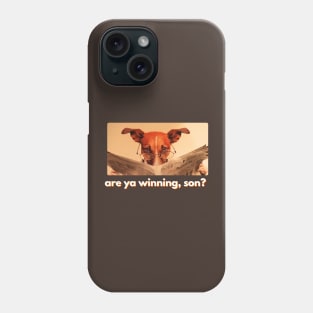 Are ya winning son? Internet Meme Dog Dad Joke Design Phone Case