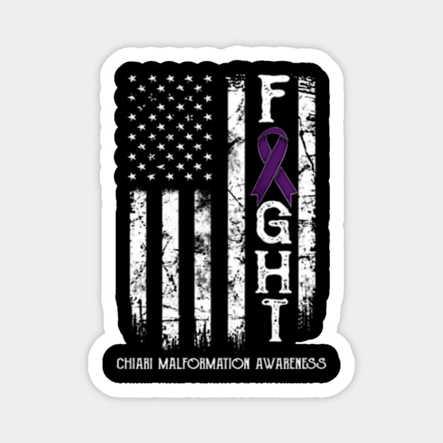 Chiari Malformation Warrior Magnet by Sink-Lux