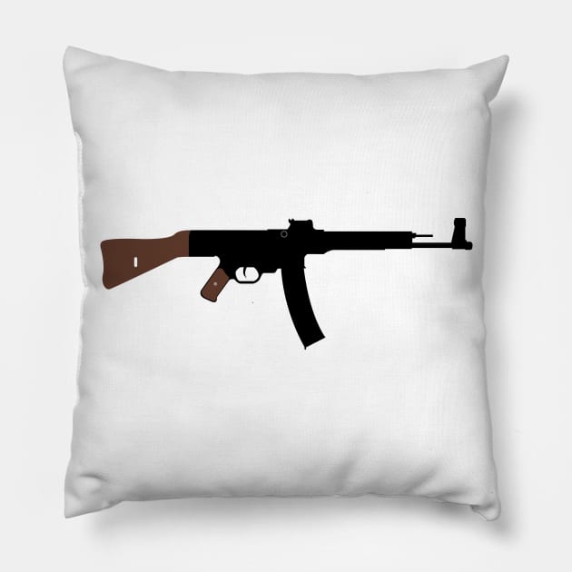 Stg44 Sturmgewehr44 or Mp44 Historical 1943 German assault rifle. Pillow by FOGSJ