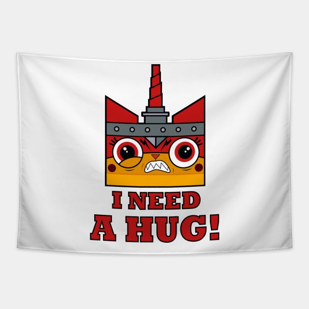 Lego movie unkitty Tapestry by BrainDrainOnly