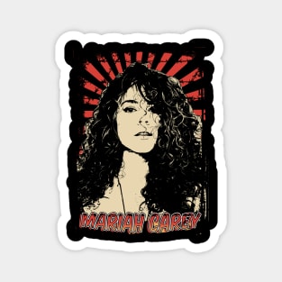 Mariah Carey 90s Retro Vintage Aesthetic Magnet