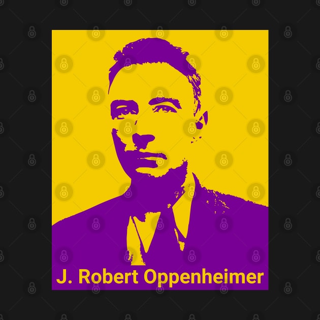 Oppenheimer - Purple on Yellow by Distinct Designs NZ