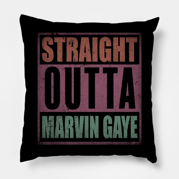 Proud To Marvin Be Personalized Name Birthday 70s Pillow by Gorilla Animal