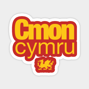 C'mon Cymru - Wales football Euro 2020 Magnet