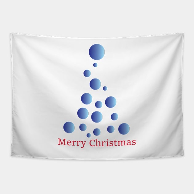 Merry Christmas Tapestry by dddesign