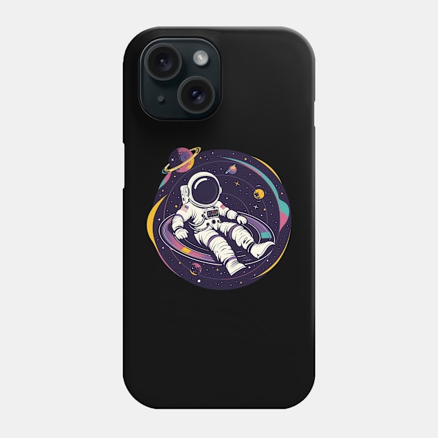 Galactic Groove: A Space Odyssey Phone Case by vladocar