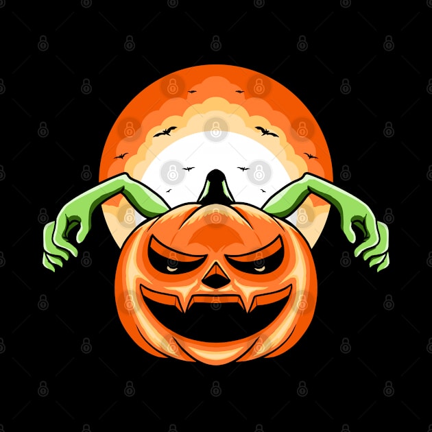 Scary Pumpkin halloween by RichoIrvansyah