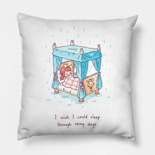 Rainy Days Pillow