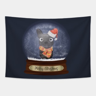 French Bulldog Christmas Gift Tapestry