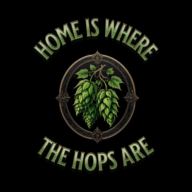 Home is Where the Hops Are - Craft Beer Brewer by CoffeeBrainNW