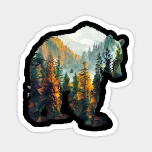 Rising With The Grizzly Bear Magnet