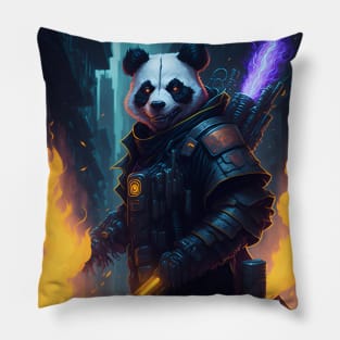 Pandamonium Blaze Pillow