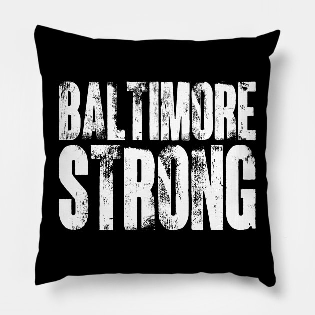 Baltimore Strong Pillow by Emma