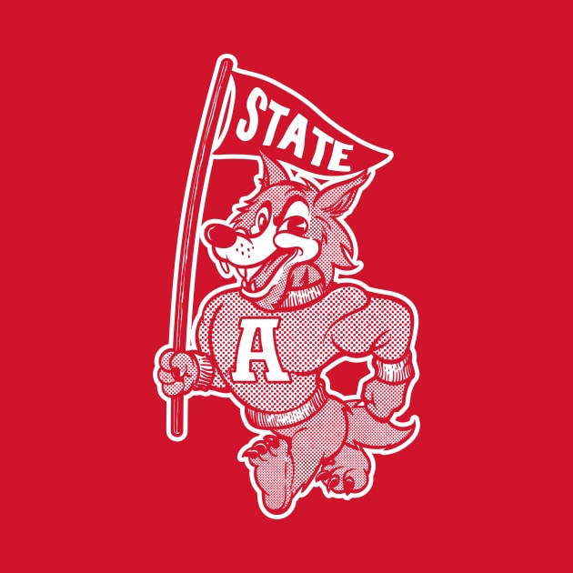 Retro State Wolf by rt-shirts