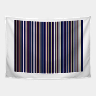 Navy Pinstripe Tapestry