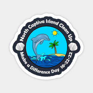 North Captiva Island Clean Up 2022 - Make a Difference Day Magnet