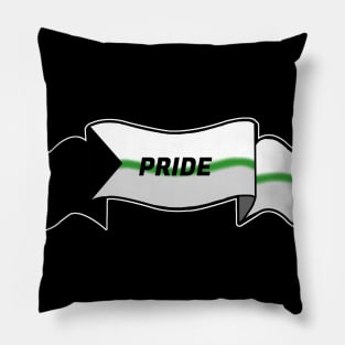 demiromantic pride flag Pillow