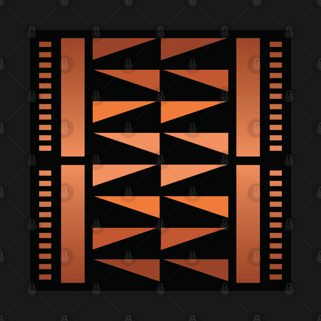 “Dimensional Funk (3)” - V.5 Brown - (Geometric Art) (Dimensions) - Doc Labs by Doc Labs