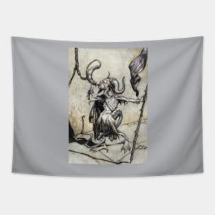 Horn Blower Tapestry