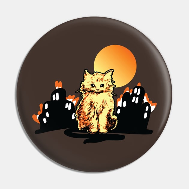 Cat's World 1 - A Cat Walk Pin by KAMonkey