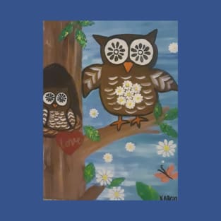 Mom and Baby Hoot Owl T-Shirt