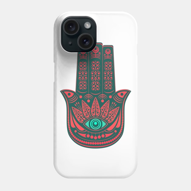 Hand Of Fatima  1 Phone Case by chelbi_mar