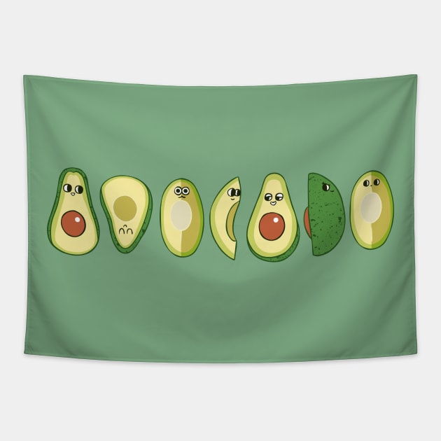 AVOCADO Tapestry by huebucket