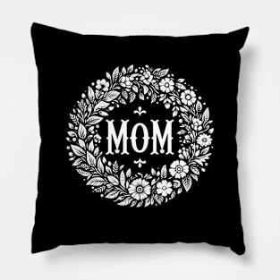 Elegant Vintage-Inspired Mom Pillow