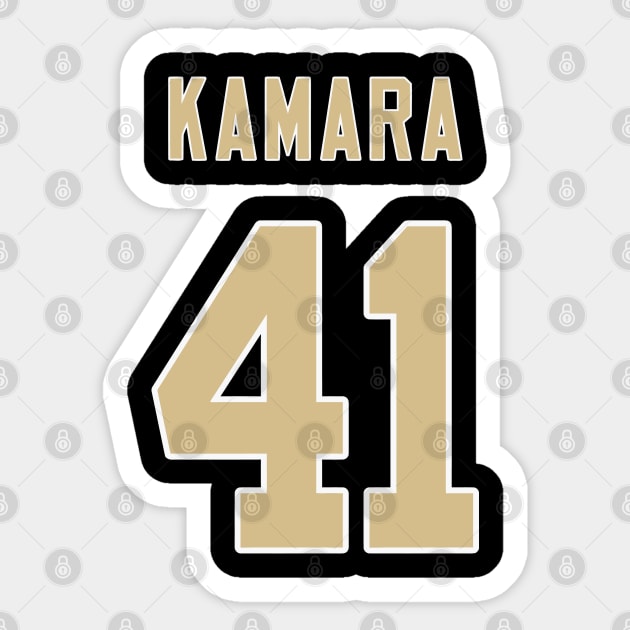 Alvin Kamara - Alvin Kamara 41 Football Jersey - Sticker