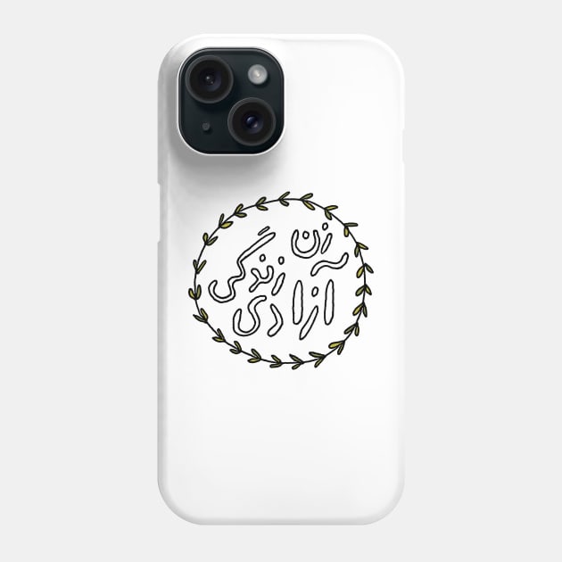 Zan Zendegi Azadi Phone Case by Narak