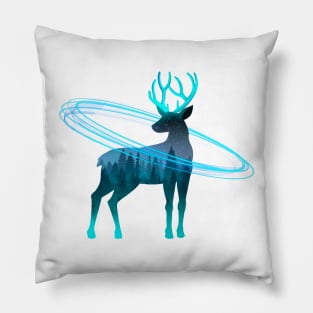 Deer nature #3 Pillow