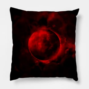 Red Planet Plasma - Red Giant - Alien Life - Black Hole Pillow